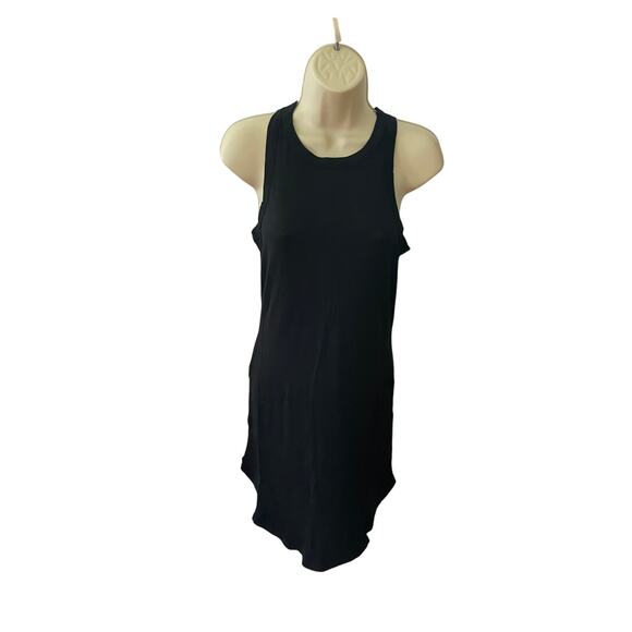 ACTIVE USA, SIZE M, BLACK TANK DRESS - Picture 1 of 4